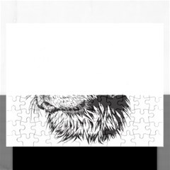 Dog Animal Domestic Animal Doggie Rectangular Jigsaw Puzzl by Wegoenart