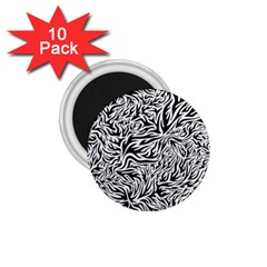 Flames Fire Pattern Digital Art 1 75  Magnets (10 Pack)  by Pakrebo