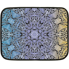 Tile Design Art Mosaic Pattern Double Sided Fleece Blanket (mini)  by Pakrebo