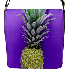 Pineapple Purple Flap Closure Messenger Bag (s) by snowwhitegirl