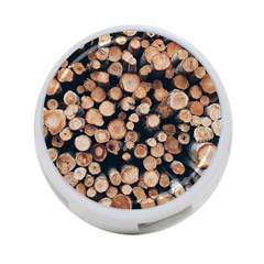 Wood Stick Piles 4-port Usb Hub (two Sides) by snowwhitegirl