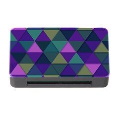 Blue Geometric Memory Card Reader With Cf by snowwhitegirl