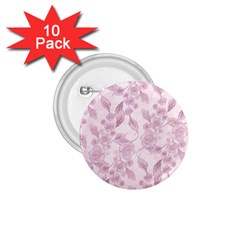 Pink Floral 1 75  Buttons (10 Pack) by snowwhitegirl