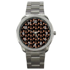 Victorian Crosses Black Sport Metal Watch by snowwhitegirl