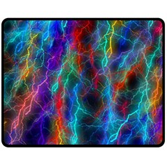 Wizzard Flashes Pattern Abstract Fleece Blanket (medium)  by Pakrebo