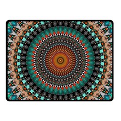 Ornament Circle Picture Colorful Fleece Blanket (small) by Pakrebo