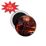 Fantasy Art Fire Heroes Heroes Of Might And Magic Heroes Of Might And Magic Vi Knights Magic Repost 1.75  Magnets (10 pack)  Front