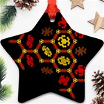 Algorithmic Drawings Star Ornament (Two Sides) Back
