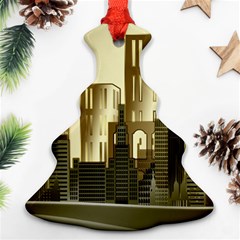 Architecture City House Ornament (christmas Tree)  by Sudhe