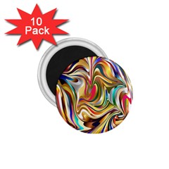 Wallpaper Psychedelic Background 1 75  Magnets (10 Pack)  by Sudhe