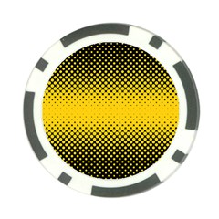 Dot Halftone Pattern Vector Poker Chip Card Guard (10 Pack) by Mariart