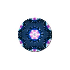 Abstract Fractal Pattern Colorful Golf Ball Marker (4 Pack) by Pakrebo