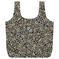 Cyber Punk Pattern Design Full Print Recycle Bag (xl) by dflcprintsclothing