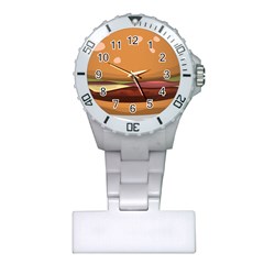 Hamburger Cheeseburger Burger Lunch Plastic Nurses Watch by Sudhe