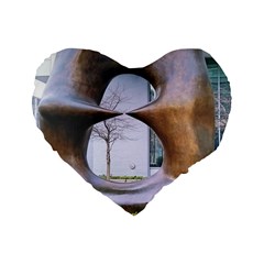 Henry Moore Standard 16  Premium Heart Shape Cushions by Riverwoman