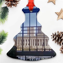 Ohio Statehouse Christmas Tree Ornament (two Sides) by Riverwoman