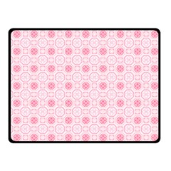 Traditional Patterns Pink Octagon Fleece Blanket (small) by Pakrebo
