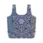 Tile Design Art Mosaic Pattern Full Print Recycle Bag (M) Back