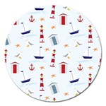 Thème Marin - Sea Magnet 5  (Round) Front