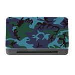 Camouflage Blue Memory Card Reader with CF Front
