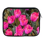 Pink Tulips Apple iPad 2/3/4 Zipper Cases Front