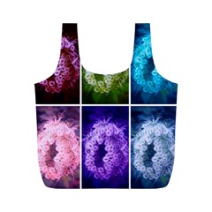 Closing Queen Annes Lace Collage (horizontal) Full Print Recycle Bag (m) by okhismakingart