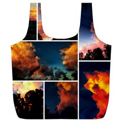 Sunset Collage Ii Full Print Recycle Bag (xl) by okhismakingart