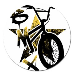 Bmx Magnet 5  (round) by Melcu