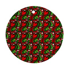 Hearts Ornament (round) by ArtworkByPatrick