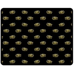 Dragon Head Motif Pattern Design Fleece Blanket (medium)  by dflcprintsclothing