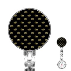 Dragon Head Motif Pattern Design Stainless Steel Nurses Watch by dflcprintsclothing