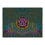The  Only Way To Freedom And Dignity Ornate Double Sided Flano Blanket (Mini)  35 x27  Blanket Back