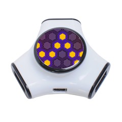 Communication Network Digital 3-port Usb Hub by HermanTelo