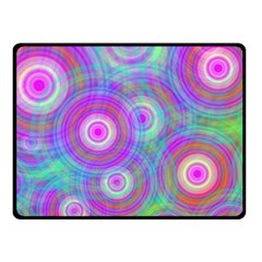 Circle Colorful Pattern Background Fleece Blanket (small) by HermanTelo