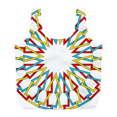 Wheel Complex Symbol Mandala Full Print Recycle Bag (l) by HermanTelo