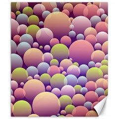Abstract Background Circle Bubbles Canvas 20  X 24  by HermanTelo