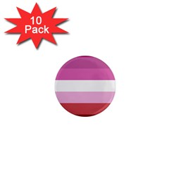 Lesbian Pride Flag 1  Mini Magnet (10 Pack)  by lgbtnation
