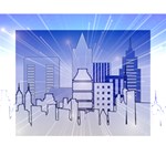 City Architecture Building Skyline Deluxe Canvas 14  x 11  (Stretched) 14  x 11  x 1.5  Stretched Canvas