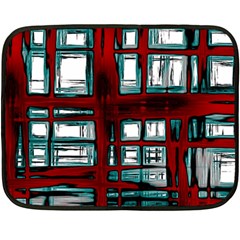 Abstract Color Background Form Fleece Blanket (mini) by HermanTelo