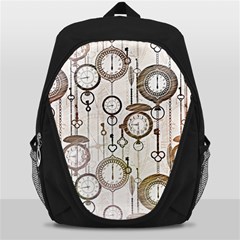 Background Watches Key Time Retro Backpack Bag by HermanTelo