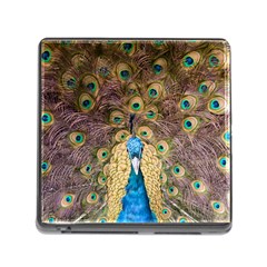Bird Peacock Feather Memory Card Reader (square 5 Slot) by HermanTelo