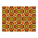 Geometry Shape Retro Double Sided Flano Blanket (Mini)  35 x27  Blanket Front