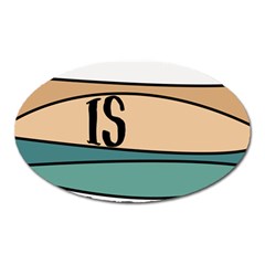 Love Sign Romantic Oval Magnet by HermanTelo
