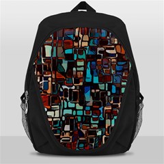Mosaic Abstract Backpack Bag by HermanTelo