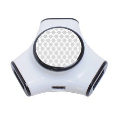 Ornamental Star Mandala 3-port Usb Hub by HermanTelo