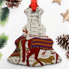 Egyptian Tutunkhamun Pharaoh Design Christmas Tree Ornament (two Sides) by Sapixe