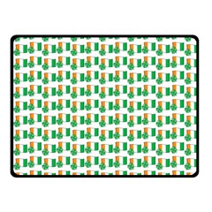 St-patricks Day Background Ireland Fleece Blanket (small) by HermanTelo
