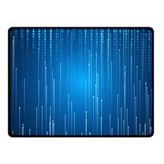 Abstract Rain Space Fleece Blanket (small) by Bajindul