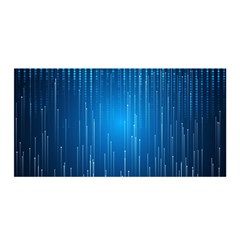 Abstract Rain Space Satin Wrap by Bajindul