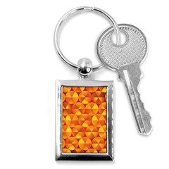 Background Triangle Circle Abstract Key Chain (rectangle) by Bajindul